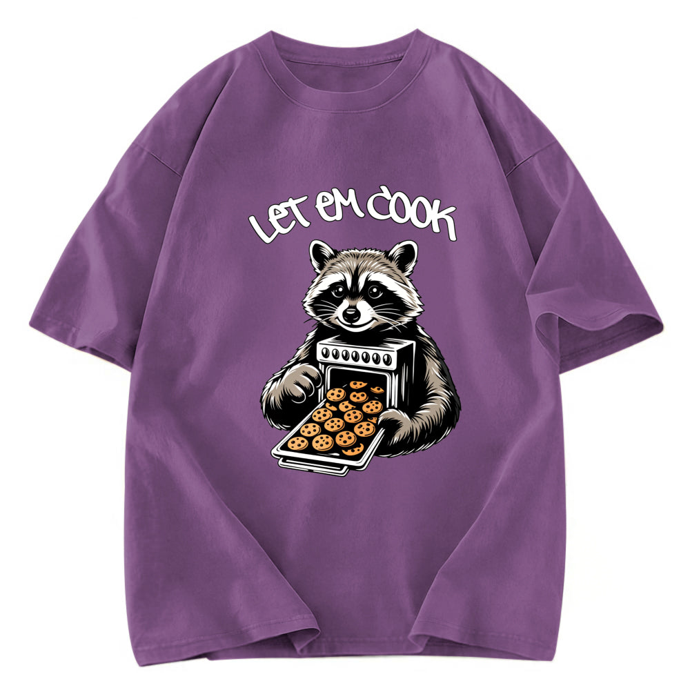 Tokyosol Let Em Cook Raccoon Washed T Shirt