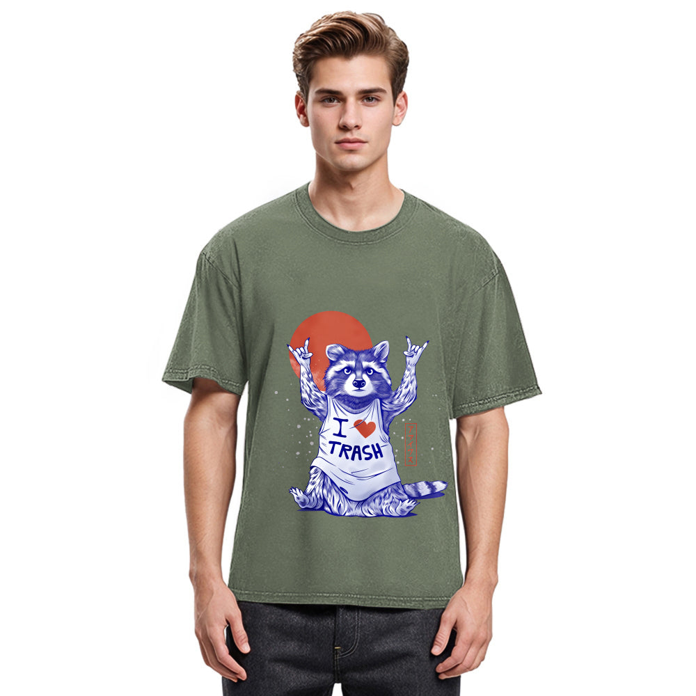 Tokyosol I Love Trash Classic T Shirt