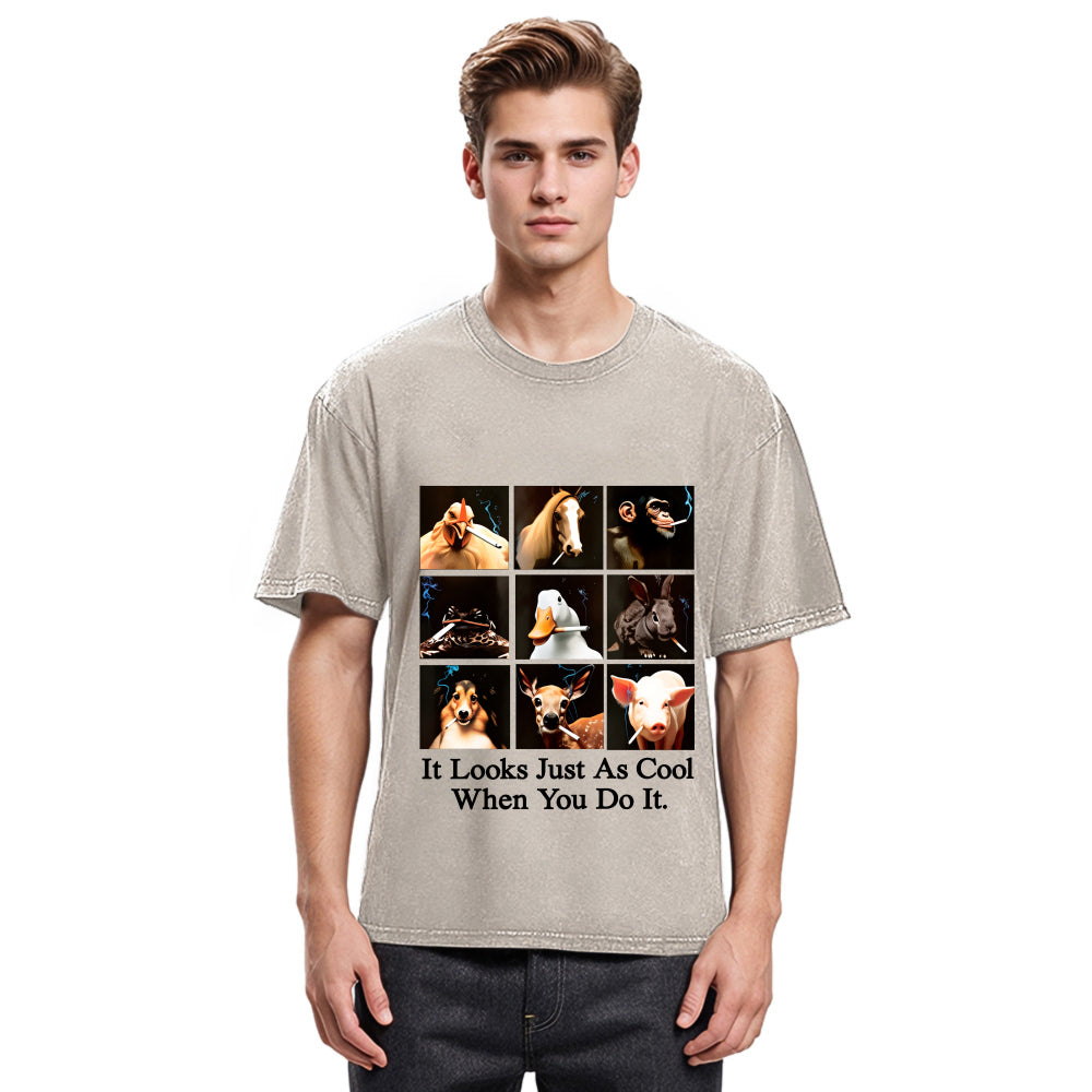 Tokyosol It Looks Just As Cool When You Do It Washed T Shirt