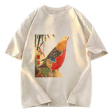 Tokyosol Golden Pheasant In The Snow Washed T Shirt