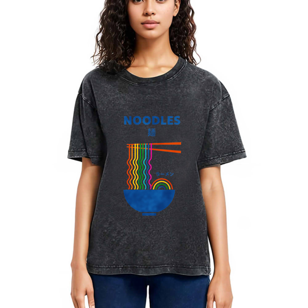 Tokyosol Rainbow Ramen Washed T Shirt