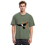 Tokyosol Japanese Inspired Bird Washed T Shirt