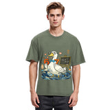 Tokyosol Japanese Goose Teacher 6 7 Meme Washed T Shirt