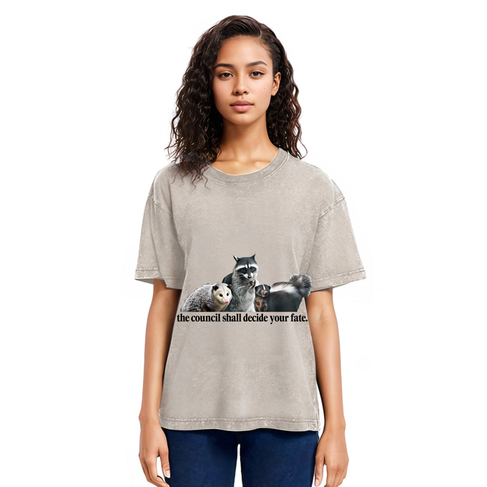 Tokyosol The Council Shall Decide Your Fate Washed T Shirt