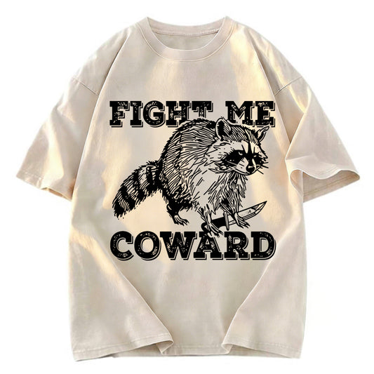 Tokyosol Raccoon With A Knife Washed T Shirt