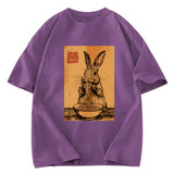 Tokyosol Ramen Lover Rabbit Washed T Shirt