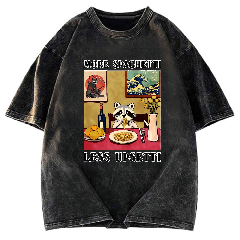 Tokyosol More Spaghetti Less Upsetti Japanese Washed T Shirt
