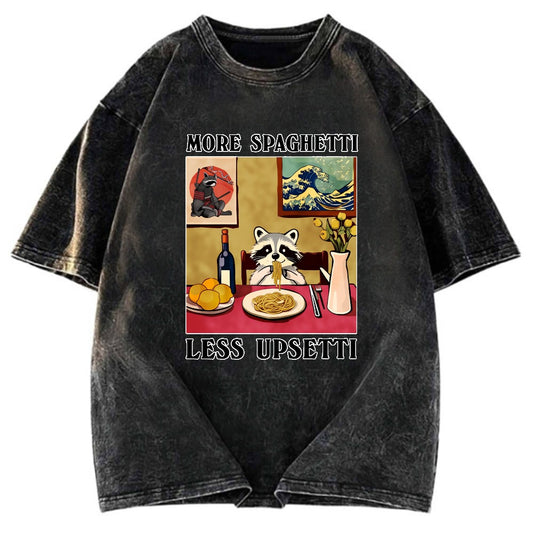 Tokyosol More Spaghetti Less Upsetti Japanese Washed T Shirt