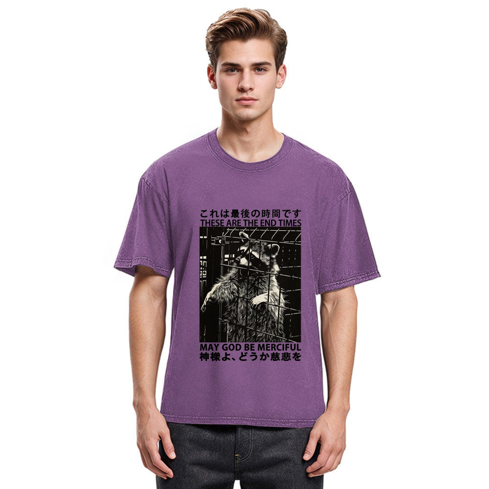 Tokyosol May God Be Merciful Washed T Shirt