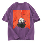 Tokyosol Vintage Japanese Anime Ramen Washed T Shirt