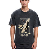 Tokyosol Dance Of The Cranes Washed T Shirt