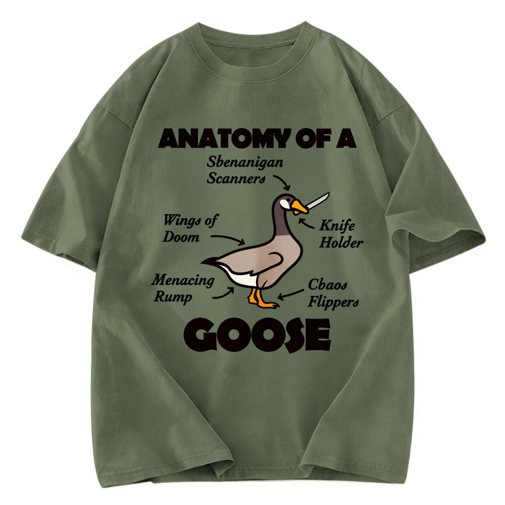 Tokyosol Anatomy Of A Goose Washed T Shirt