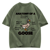 Tokyosol Anatomy Of A Goose Washed T Shirt