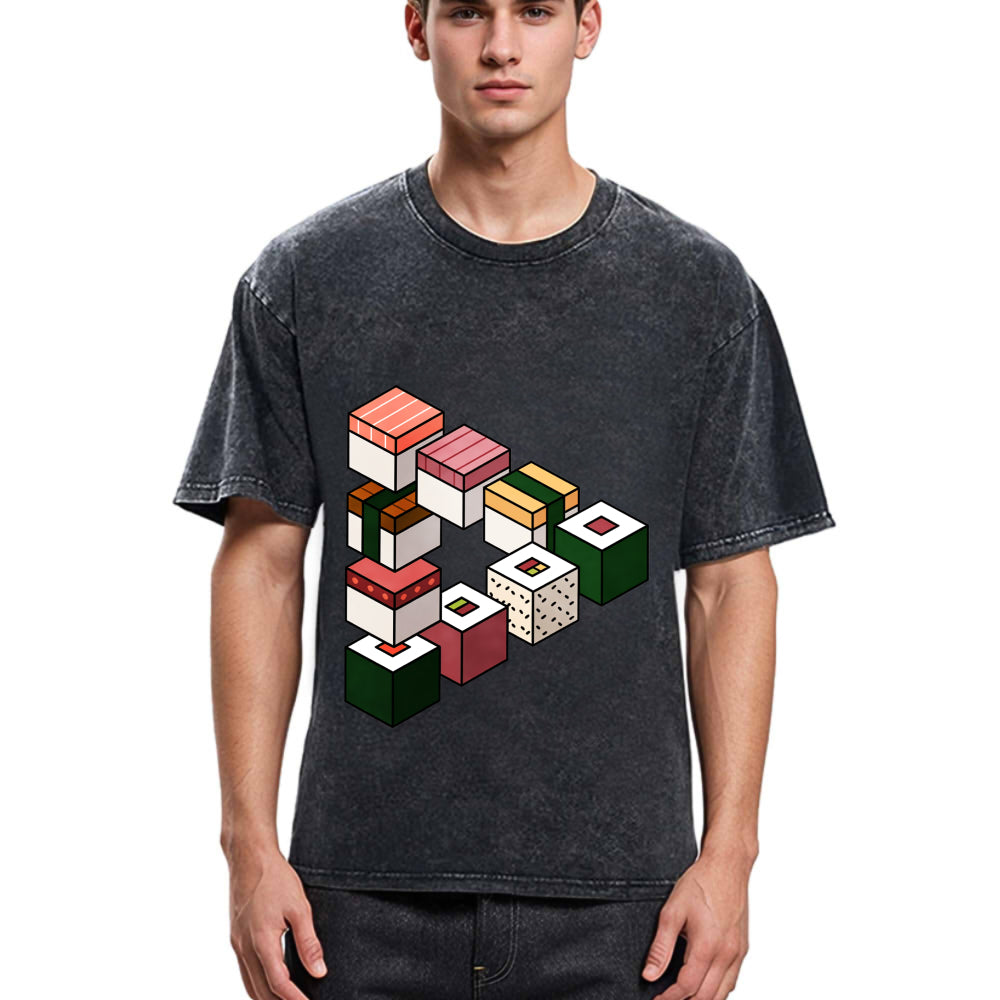Tokyosol Infinite Loop Sushi Classic T Shirt