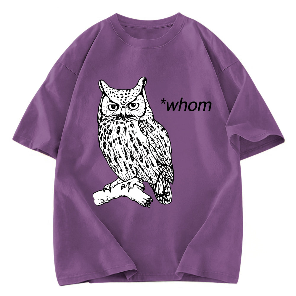 Tokyosol Who Whom Judging Owl Washed T Shirt