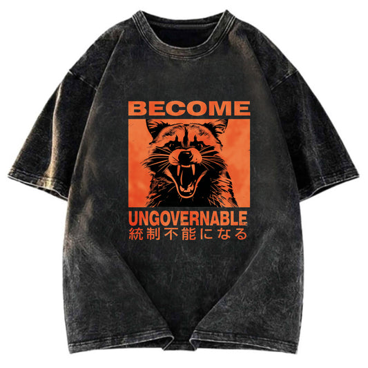 Tokyosol Ungovernable Raccoon Classic T Shirt
