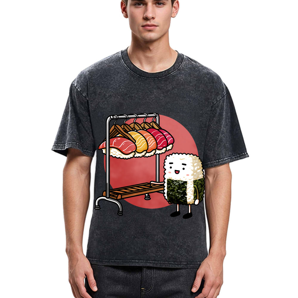 Tokyosol Sushi Choosing A Hat T shirt