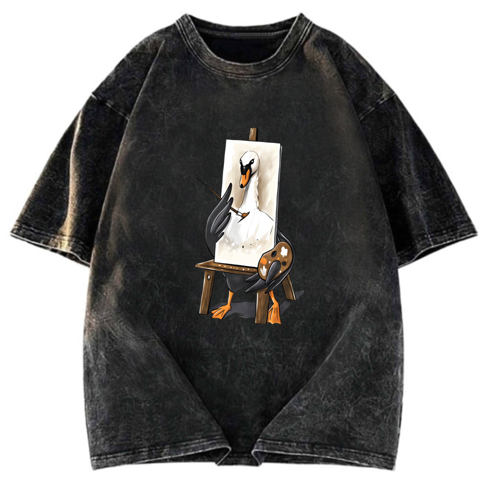 Tokyosol Goose_S Self Portrait Washed T Shirt