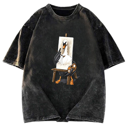 Tokyosol Goose_S Self Portrait Washed T Shirt