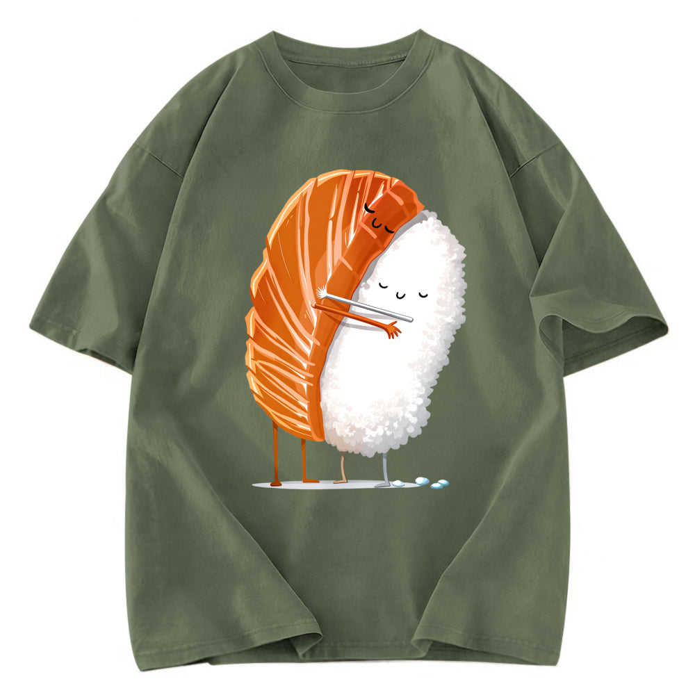 Tokyosol Sushi Hug Japan Washed T Shirt