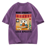 Tokyosol More Spaghetti Less Upsetti Hamster Washed T Shirt
