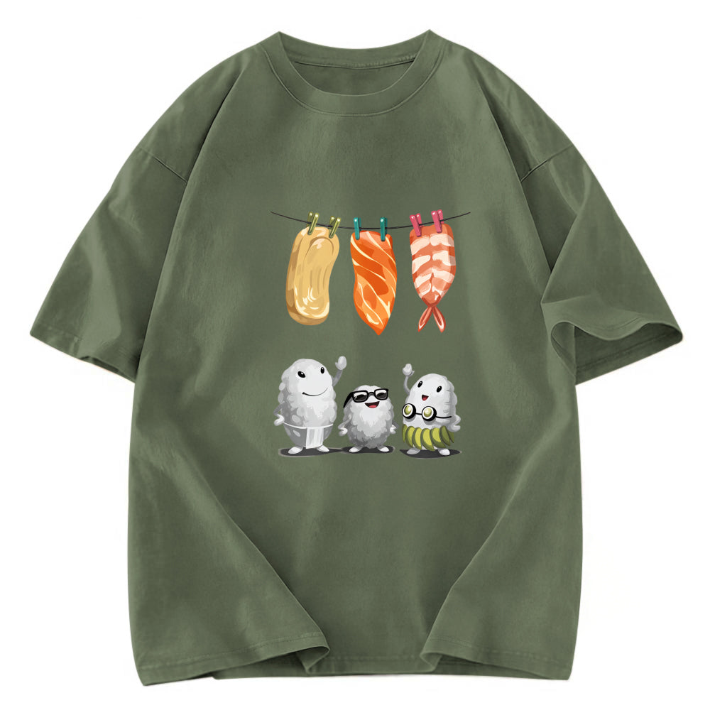 Tokyosol Sushis Are Drying Their Clothes Washed T Shirt