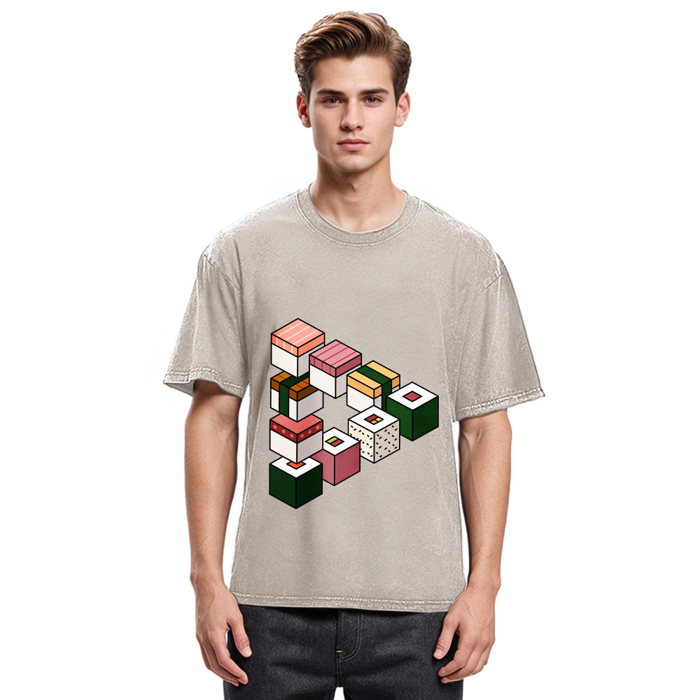 Tokyosol Infinite Loop Sushi Classic T Shirt