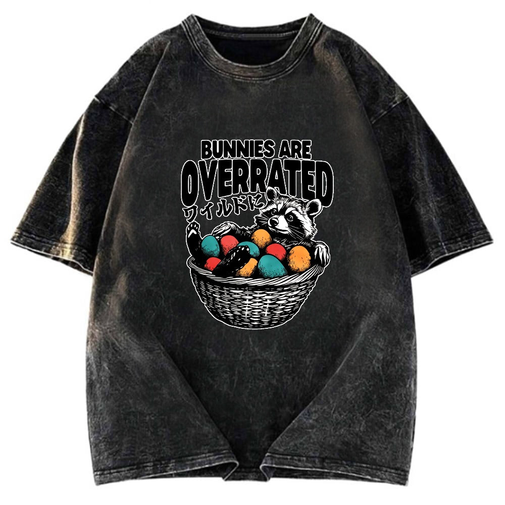 Tokyosol Bunnies Are Overrated Washed T Shirt
