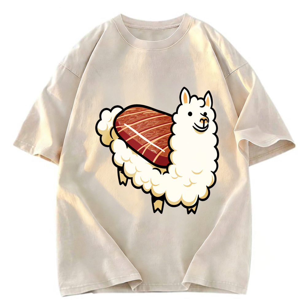 Tokyosol Alpaca Sushi Washed T Shirt