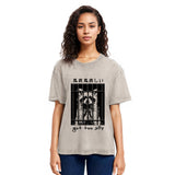 Tokyosol Raccoon Got Too Silly Washed T Shirt