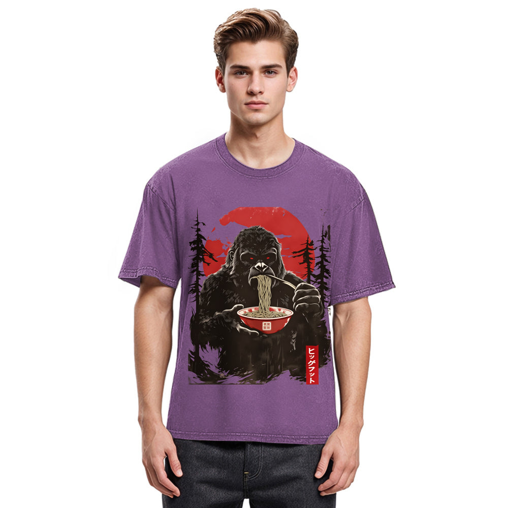 Tokyosol Ramen Lover Bigfoot Washed T Shirt
