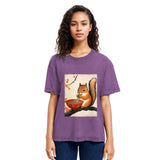 Tokyosol Squirrel Eating Ramen Washed T Shirt