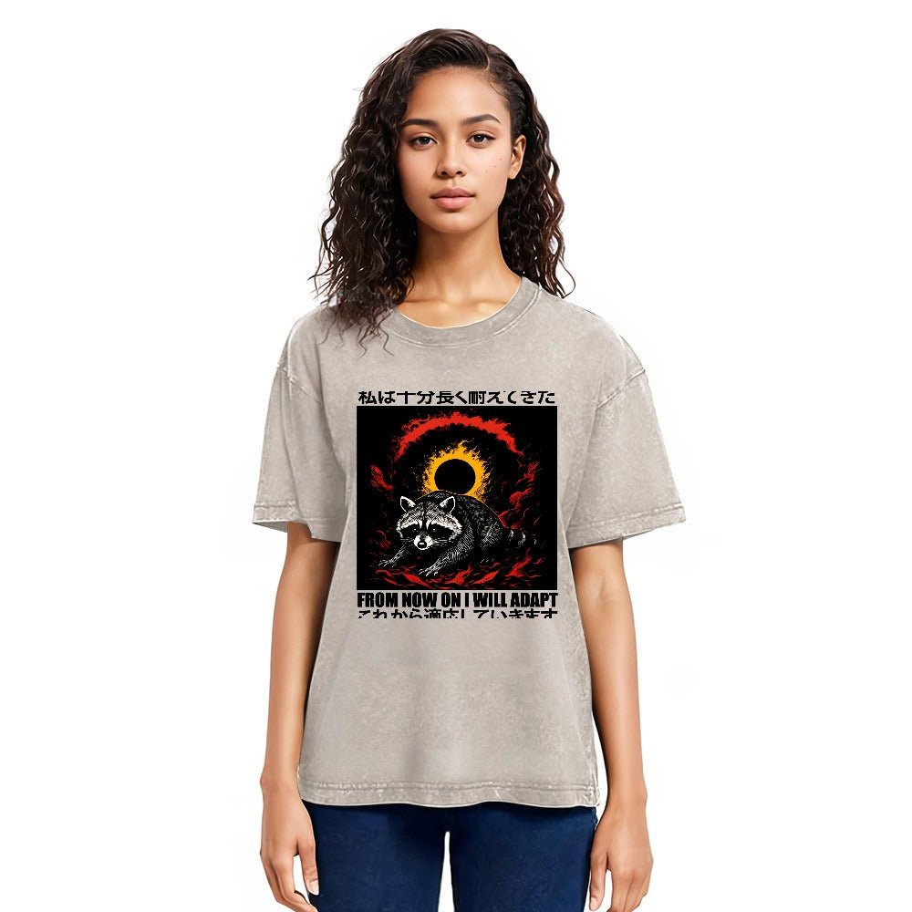 Tokyosol I Have Coped Long Enough Washed T Shirt