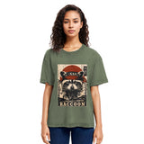 Tokyosol Raccoon Commando Vintage Washed T Shirt