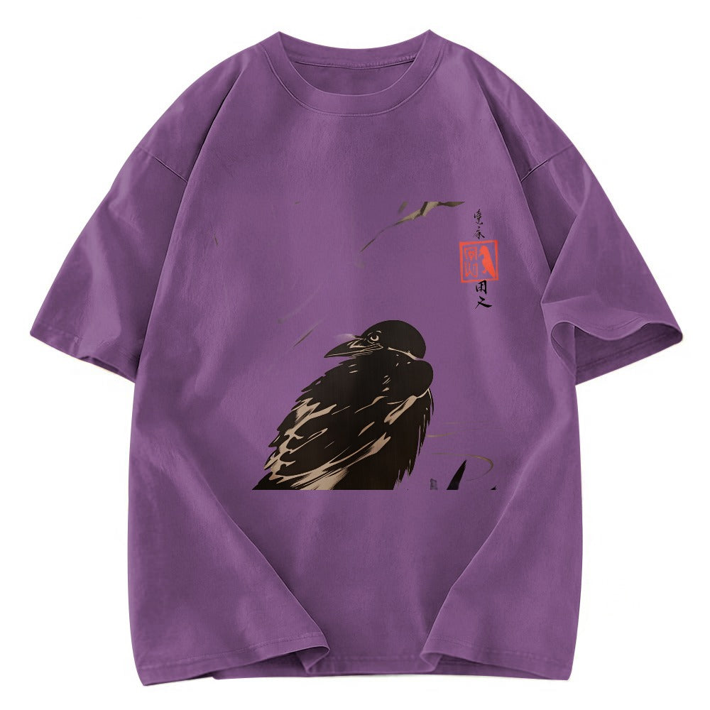 Tokyosol Crow And Reeds Washed T Shirt