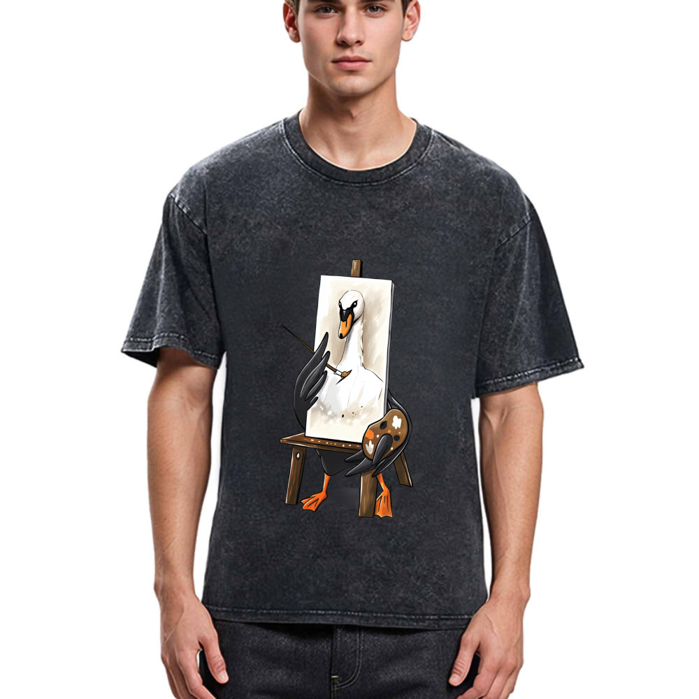 Tokyosol Goose_S Self Portrait Washed T Shirt
