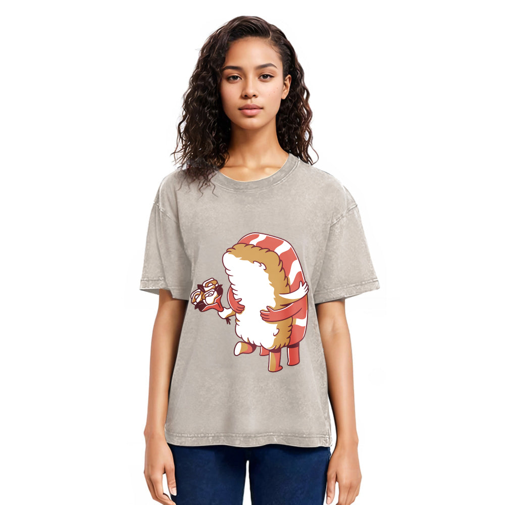 Tokyosol Sushi Of Love Washed T Shirt