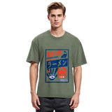 Tokyosol Ramen Japanese Hiragana Washed T Shirt