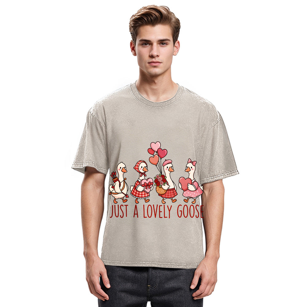 Tokyosol Just A Lovely Goose Crop T Shirt