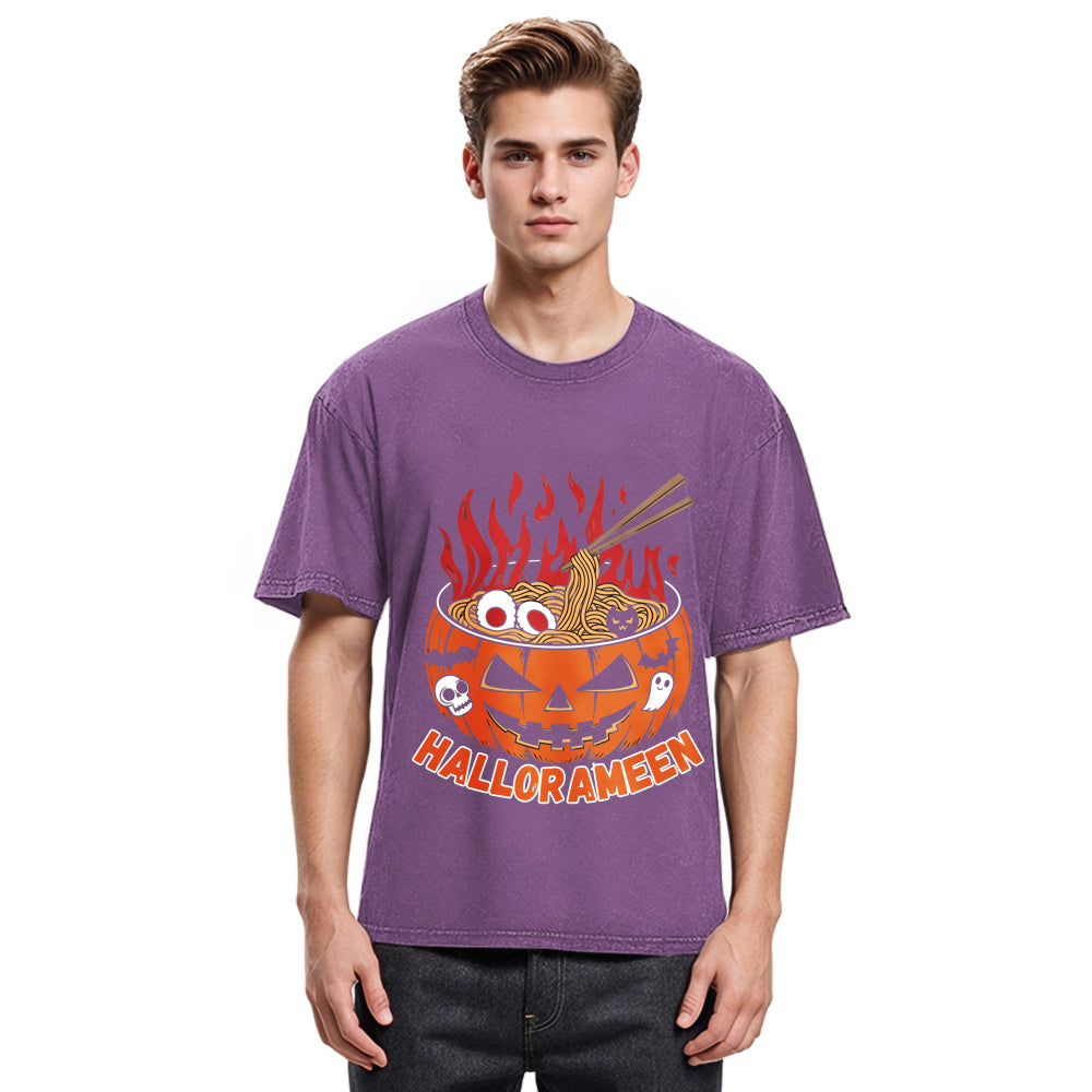 Tokyosol HalloRameen Halloween Washed T-Shirt