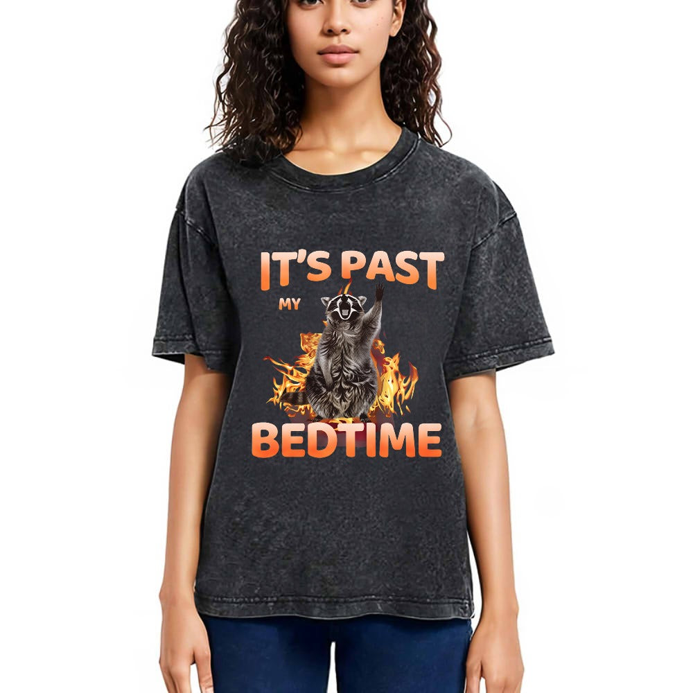 Tokyosol It S Past My Bedtime Washed T Shirt