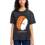 Tokyosol Sushi Hug Japan Washed T Shirt