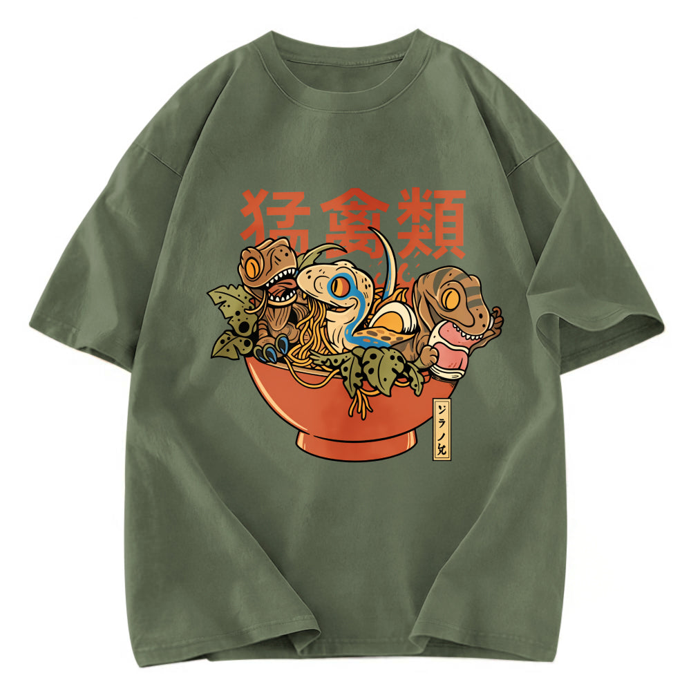 Tokyosol Ramen Raptors Washed T Shirt