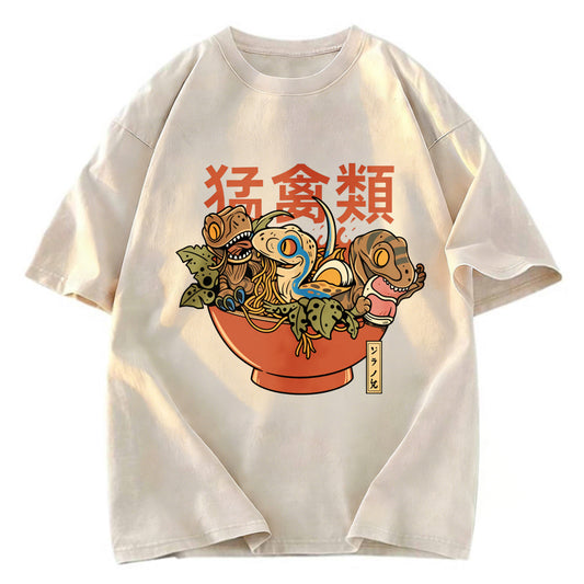 Tokyosol Ramen Raptors Washed T Shirt