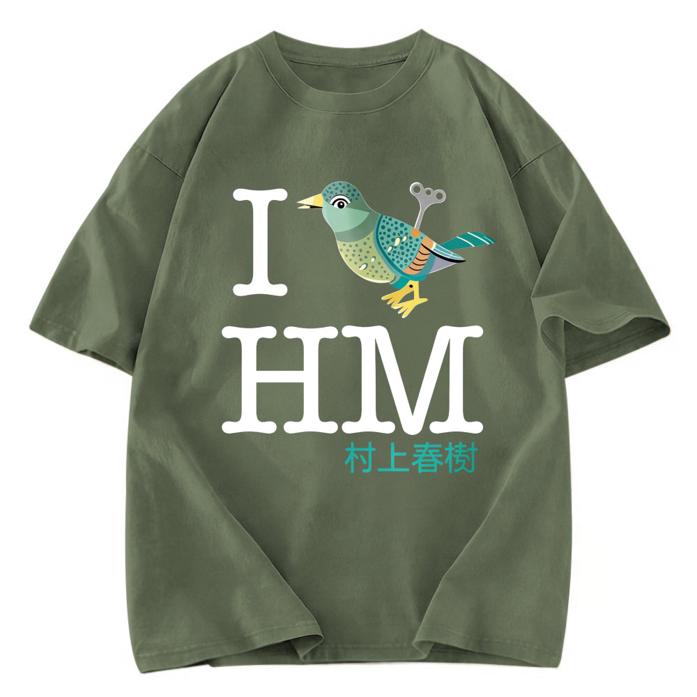 Tokyosol I Wind Up Bird Haruki Murakami Washed T Shirt