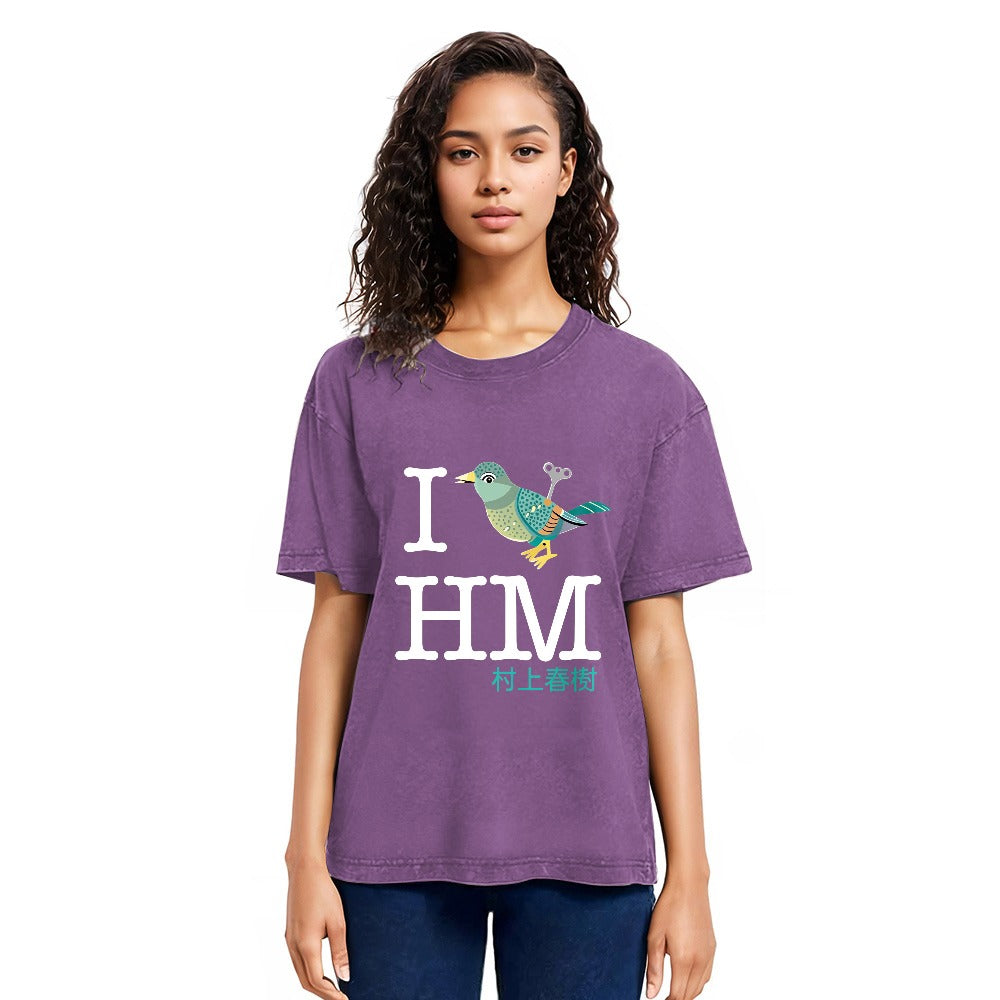 Tokyosol I Wind Up Bird Haruki Murakami Washed T Shirt