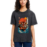 Tokyosol Tiger Obsessed With Ramen Washed T Shirt