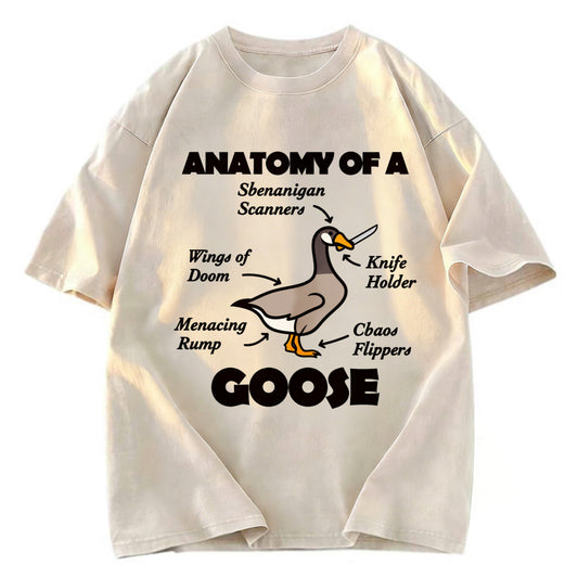 Tokyosol Anatomy Of A Goose Washed T Shirt