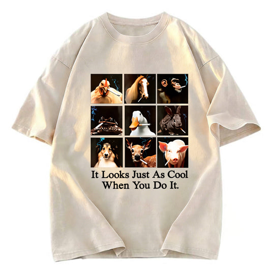 Tokyosol It Looks Just As Cool When You Do It Washed T Shirt