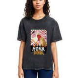 Tokyosol Honk Vs Bonk Meme Washed T Shirt